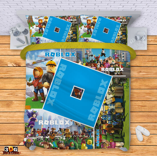 Комплект чаршафи с 3D дигитален принт - Roblox 3 1