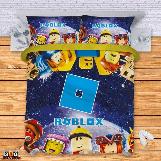 Комплект чаршафи с 3D дигитален принт - Roblox 4 1