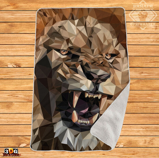 Одеяло Шерпа Полар Art Lion
