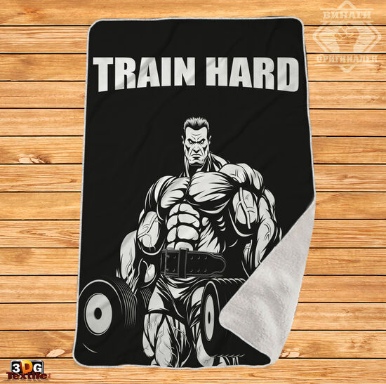 Одеяло Шерпа Полар Train Hard