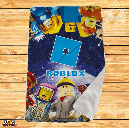 Одеяло Шерпа Полар Roblox 2