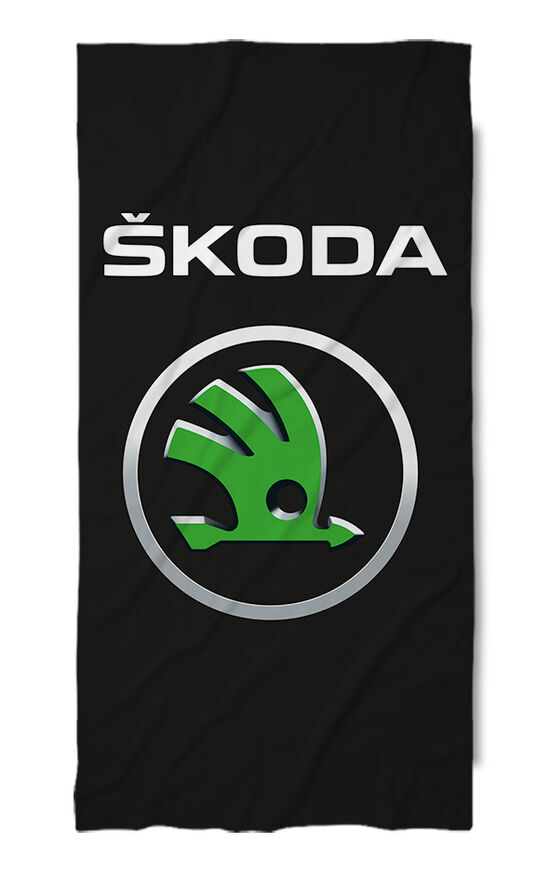 Хавлиена кърпа Шкода Черно  - Skoda Black