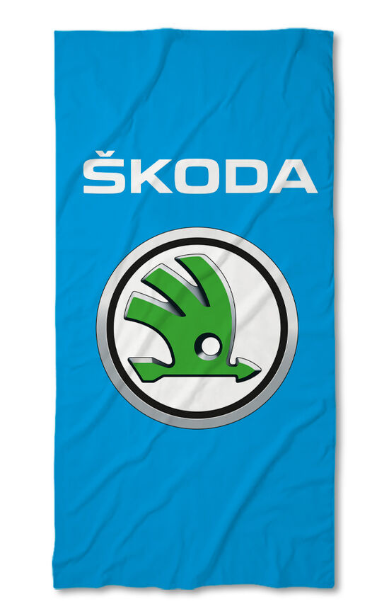 Хавлиена кърпа Шкода Синьо - Skoda Blue