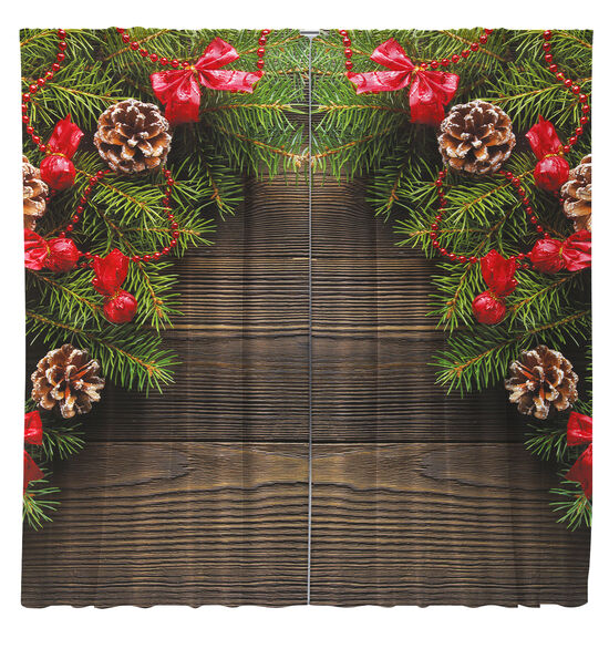 Завеси Коледен венец