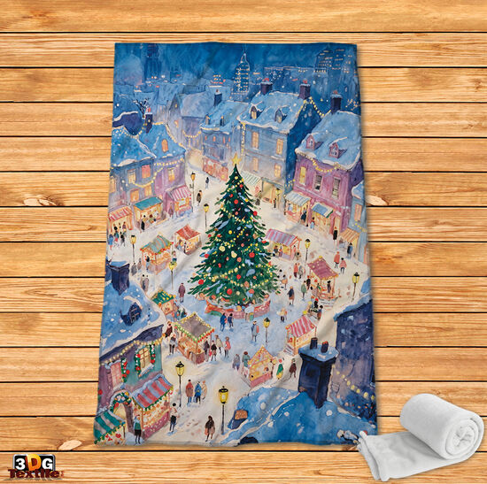 Поларено одеяло Коледен базар