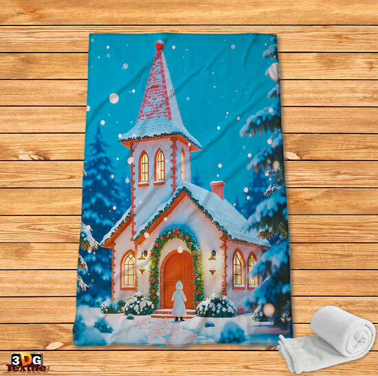 Поларено одеяло Коледна Приказка