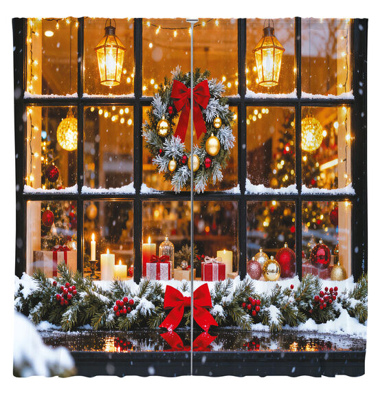 Завеси Коледен венец