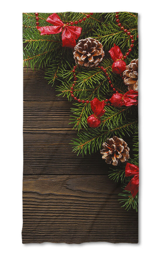 Хавлиена кърпа Коледен венец