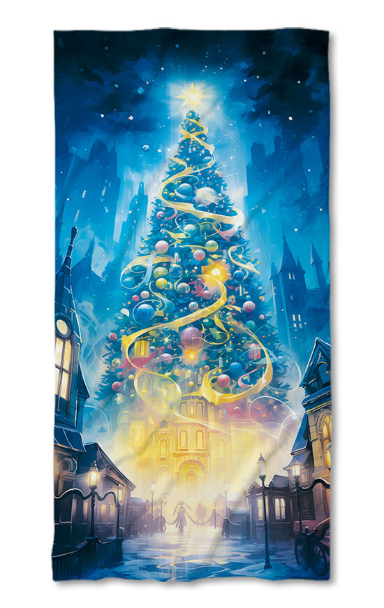 Хавлиена кърпа Коледна елха