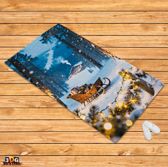 Килим Коледна шейна