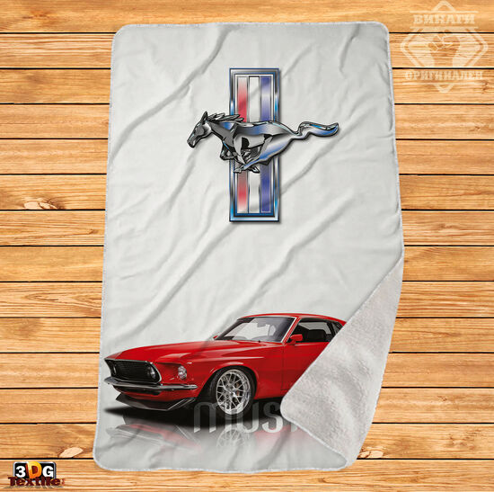 Одеяло Шерпа Mustang