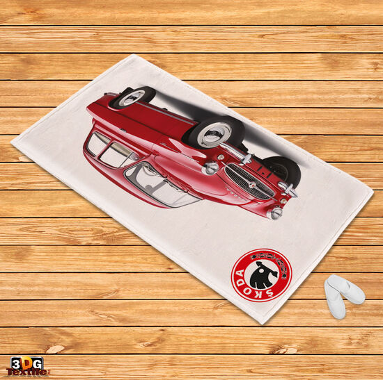 Килим Шкода Ретро Червено