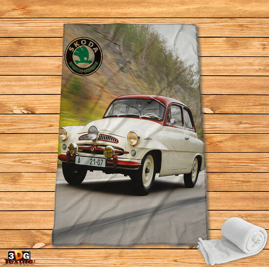 Поларено одеяло Шкода Ретро