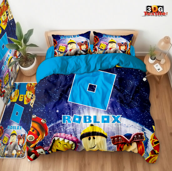 Комплект чаршафи с 3D дигитален принт - Roblox 4