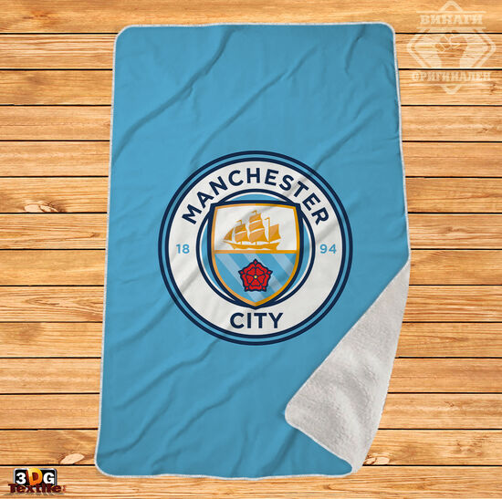 Одеяло Шерпа Полар Манчестър Сити - Manchester City