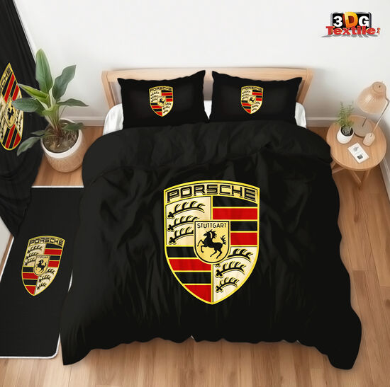 Модерен Сет чаршафи с принт - Порше - Porsche