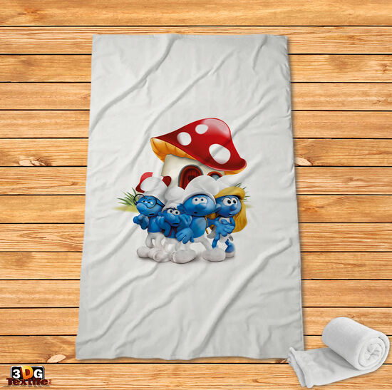 Поларено одеяло Смърфовете - The Smurfs