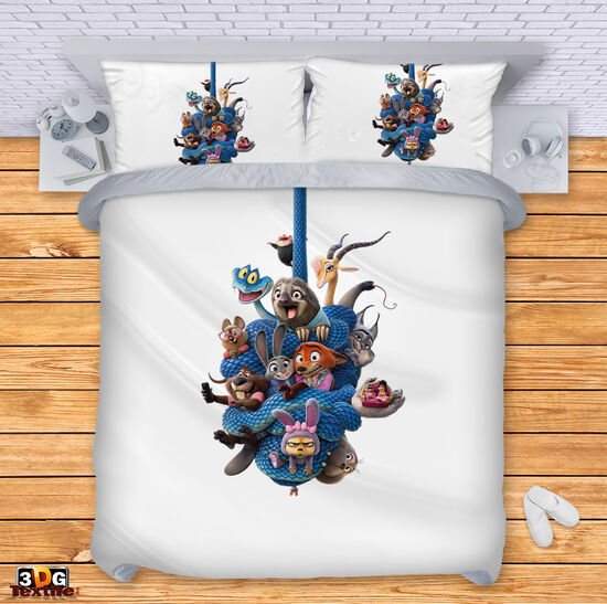 Модерен Спален сет с дигитален принт - Зоотрополис 2 - Zootropolis 2