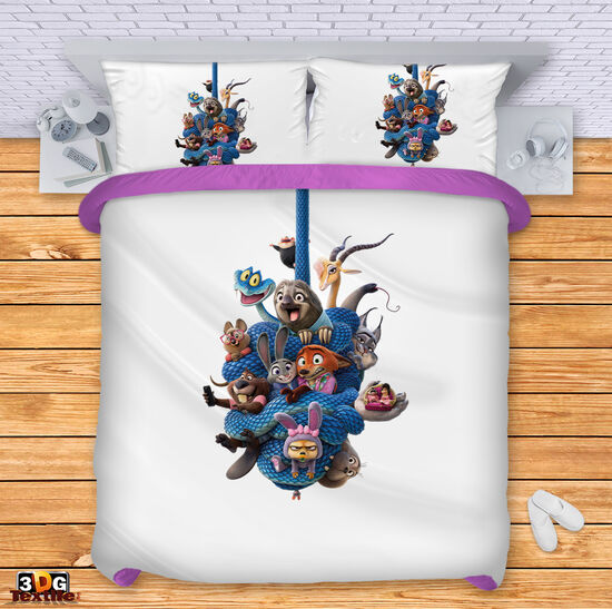 Модерен Спален сет с дигитален принт - Зоотрополис 2 - Zootropolis 2 2