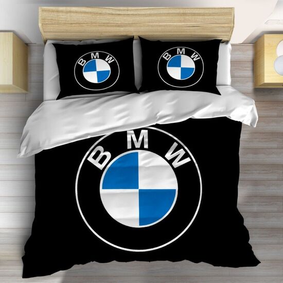 Спално бельо БМВ - BMW logo 150x210 с две калъфки SALE