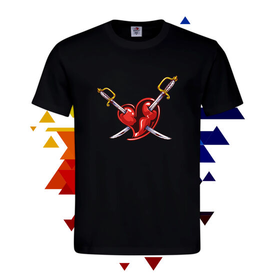 Мъжка Тениска Сърце