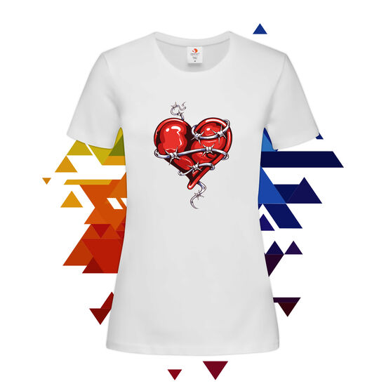 Дамска Тениска Сърце 2
