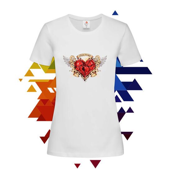 Дамска Тениска Сърце 7