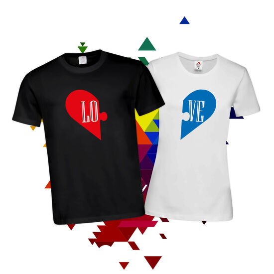 Тениски за двойки - Сърце