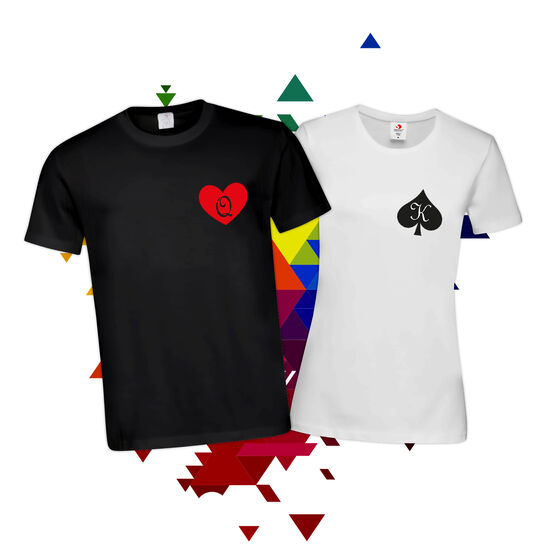 Тениски за двойки - Крал - Кралица