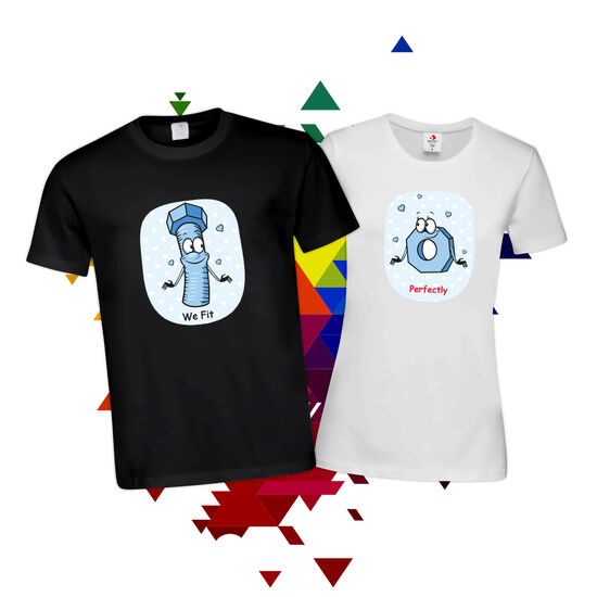 Тениски за двойки - Пирон и гайка