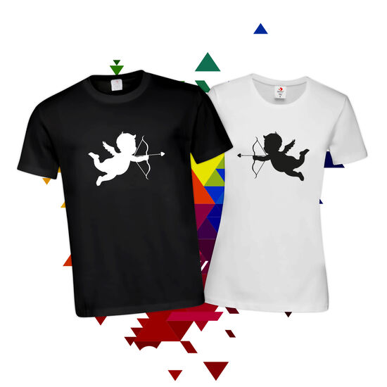 Тениски за двойки - Свети Валентин - Купидон