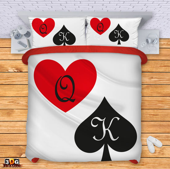 Модерно Спално бельо с принт - Крал и Кралица - King and Queen 1