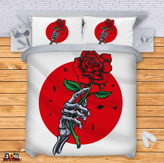 Сет за легло с дигитален принт -  Подари любов