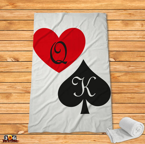 Поларено одеяло Крал и кралица