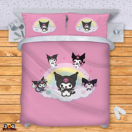 Модерен Сет за легло с дигитален принт - Kuromi 2026 - Kuromi 2026