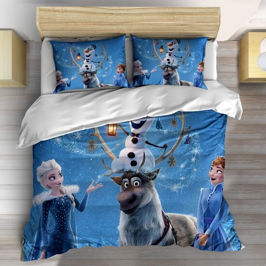 Спално бельо Замръзналото кралство принцеси 200x210 с две калъфки SALE