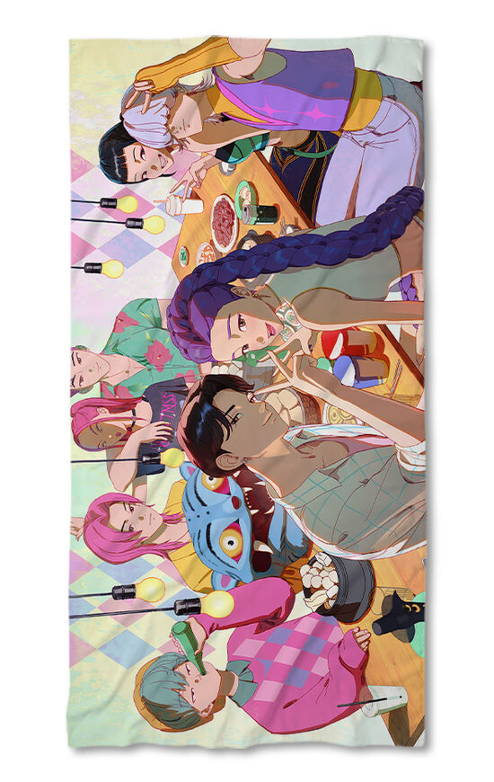 Хавлиена кърпа Хънтрикс Кей-поп 4 - Demon Hunters K-Pop 4