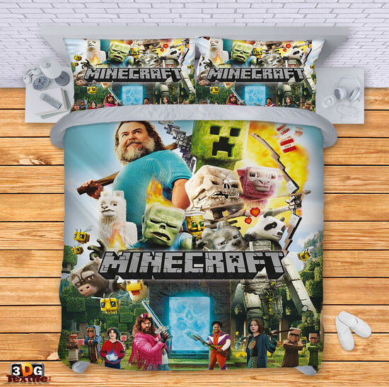 Спално бельо Майнкрафт 150x210 с една калъфка SALE