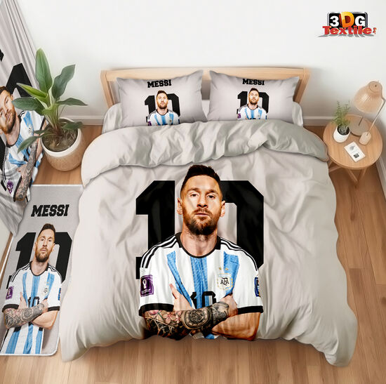 Спален сет с дигитален принт -  Меси Аржентина - Messi Argentina