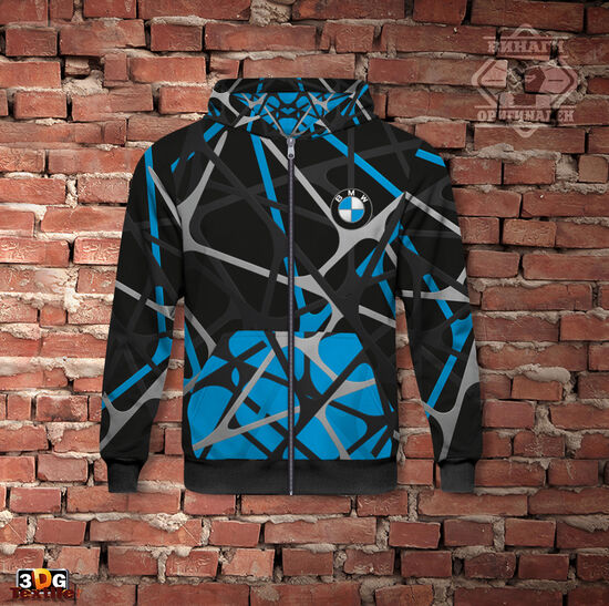 Спортно Худи с цип БМВ