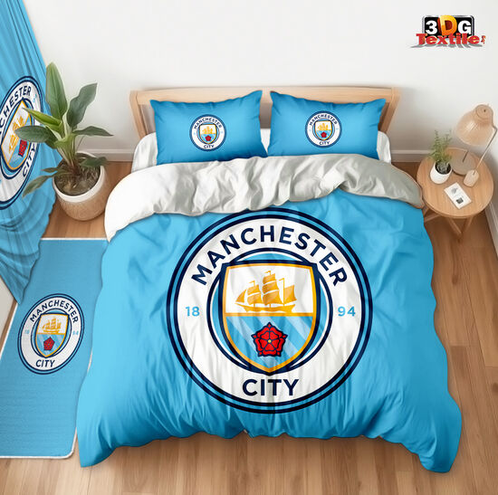 Модерен Спален сет с дигитален принт - Манчестър Сити - Manchester City