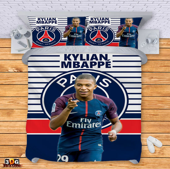 Спално бельо Килиан Мбапе 150х210см с 1 калъфка