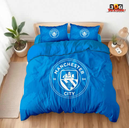 Сет чаршафи с принт - Манчестър Сити 2026 - Manchester City 2026