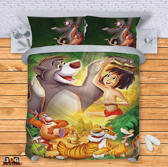 Спално бельо Книга за джунглата 150x200 с една калъфка SALE