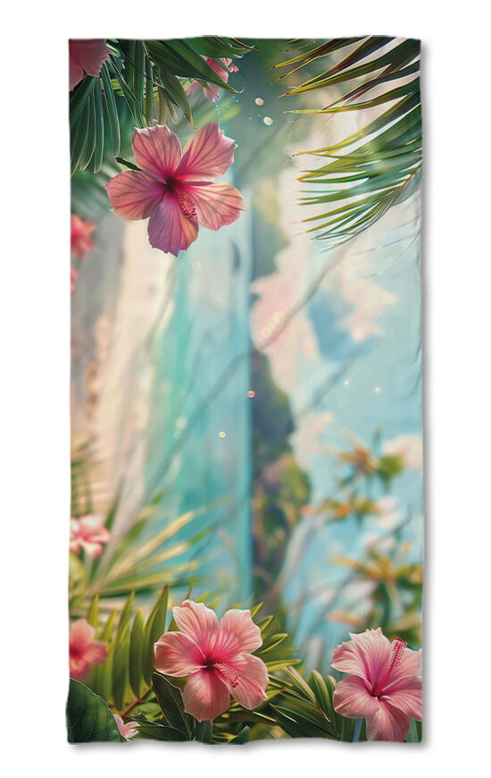 Хавлиена кърпа Summer vibes - Flowers