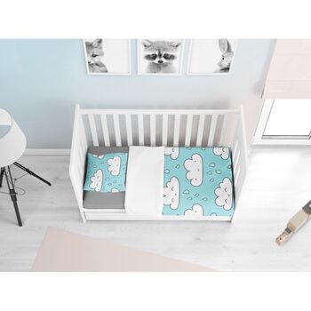 Бебешки спален комплект с Олекотена завивка Облачета SALE