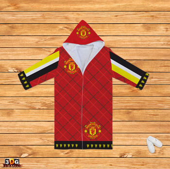 Халат за баня Манчестър Юнайтед  6 до 8 години SALE