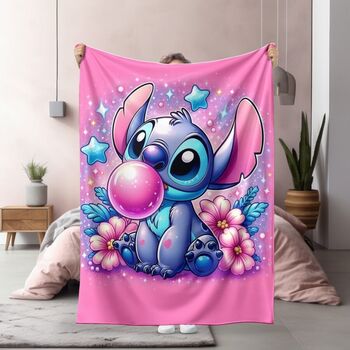 Поларено одеяло Стич 130х160 SALE