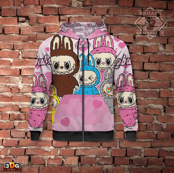 Спортно Худи с цип Лабубу