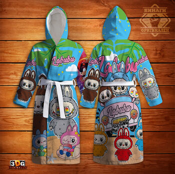 Халати за баня Лабубу 2